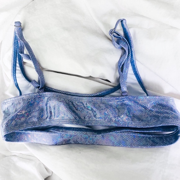 ❌SOLD❌NWOT iHeartRaves Lavender Dreamz Underboob - Picture 3 of 5